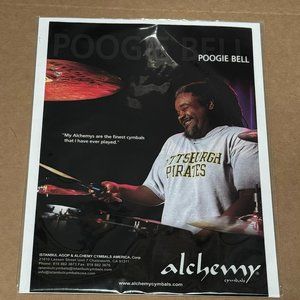 ALCHEMY CYMBALS - POOGIE BELL - 2007 Print Advertisement